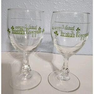 J.G. Durand Arc Luminarc Irish Coffee Stemware ~ Set of 2